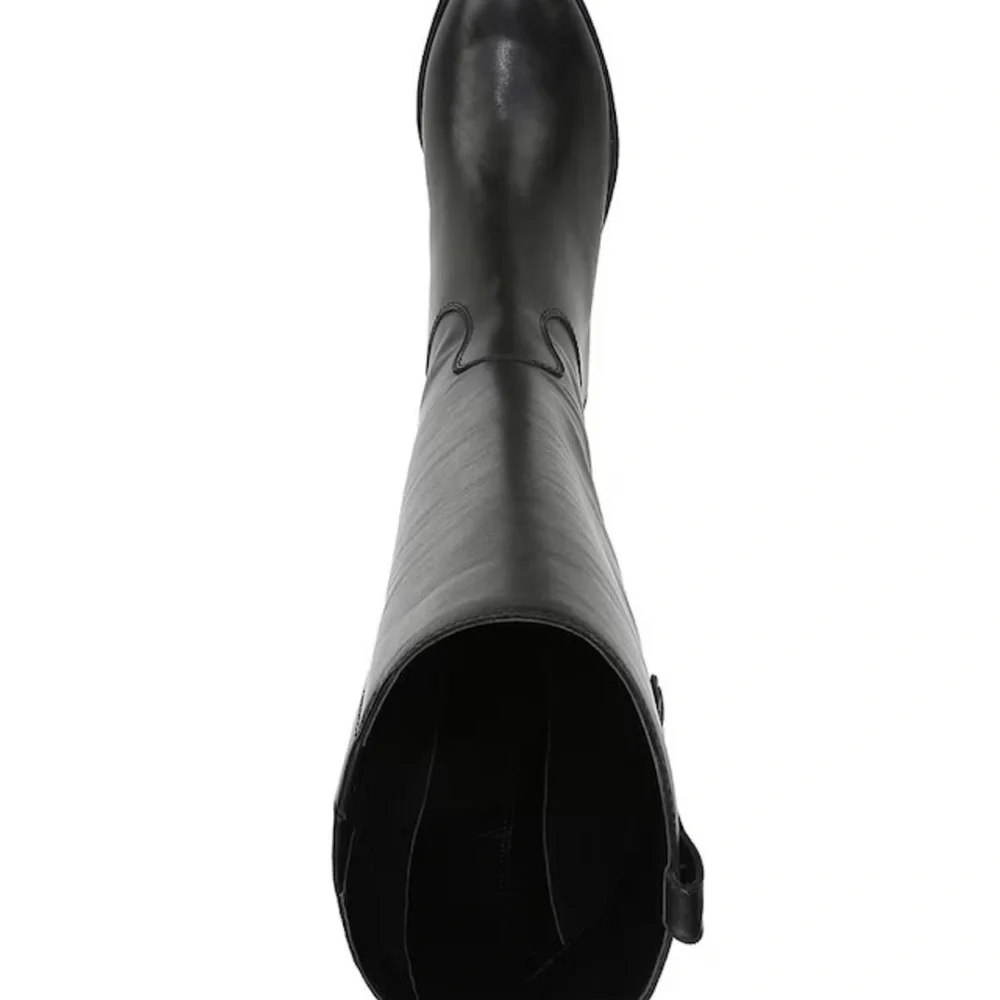 Sam Edelman Penny Tall Black Over-the-Knee Leather Boots